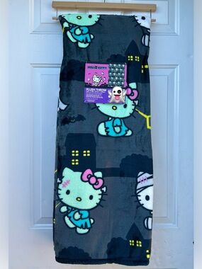 Hello Kitty Frankenstein Plush Throw